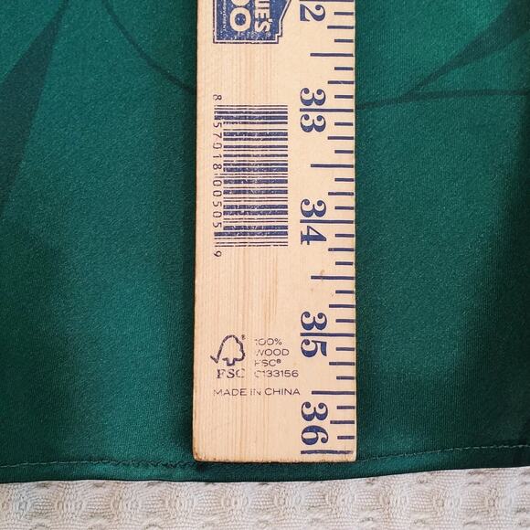 NWOT Vintage SET Solange Satin Emerald Kimono Gown 18/20 Robe Size 22/28~ 2XL. - Picture 6 of 9